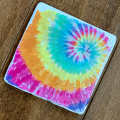 tiedye-coaster-stone