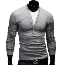 Load image into Gallery viewer, Long-Sleeved V-Neck Shirt (free shipping)
