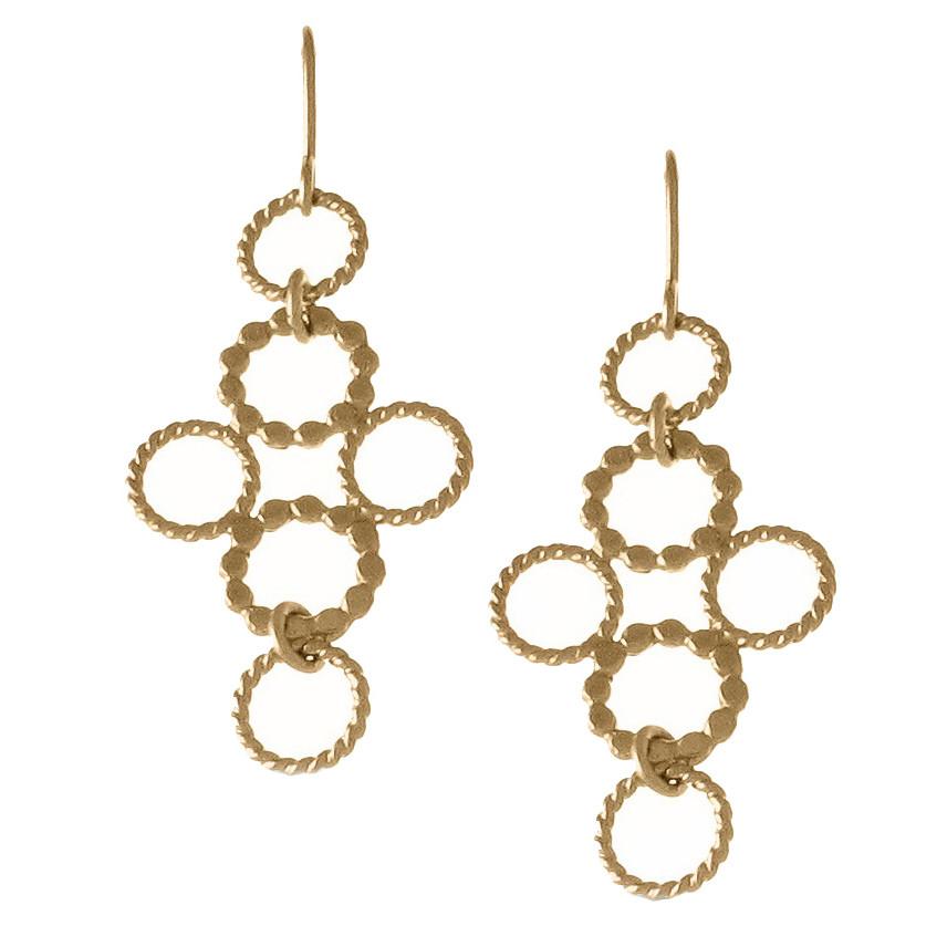 20% OFF! Circle Cross Earrings – Rebekah Brooks Jewelry