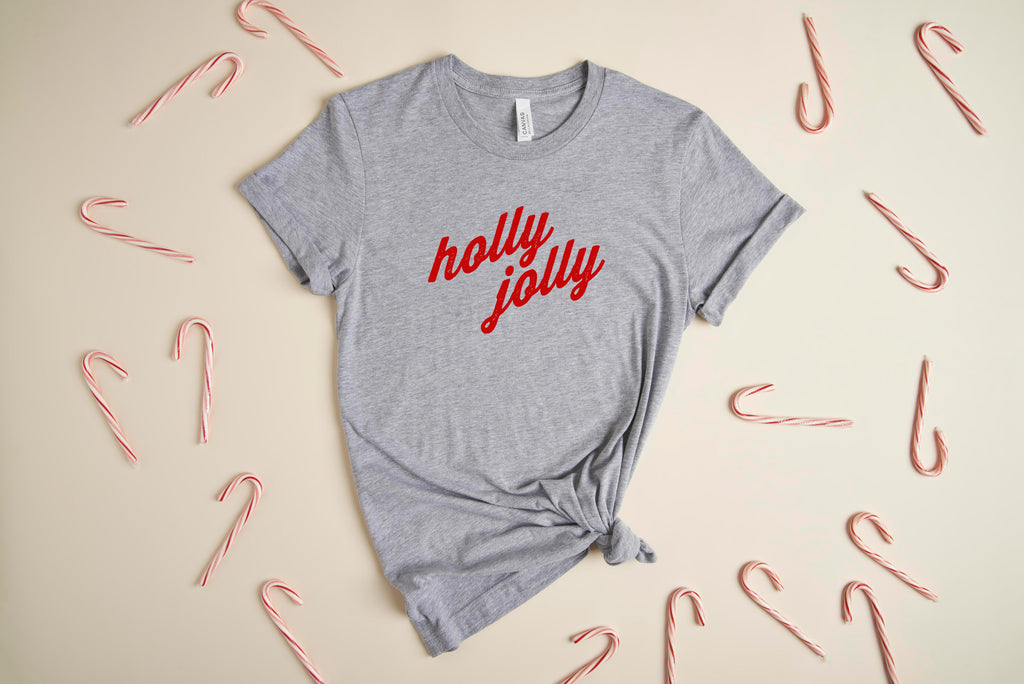 Retro Holly Jolly Mama Graphic Tee – The Container Clothing Co