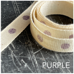purple personalised ribbon