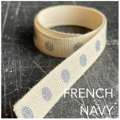 Navy personalised ribbon