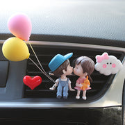 Creative Couple Decoration Car Air Outlet Perfume Clip Aromatherapy