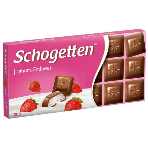 Schogetten Yoghurt Strawberry Milk Chocolate