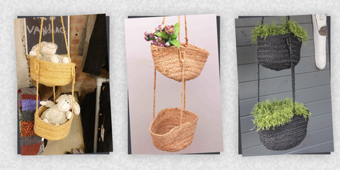 Plants with Hanging Baskets