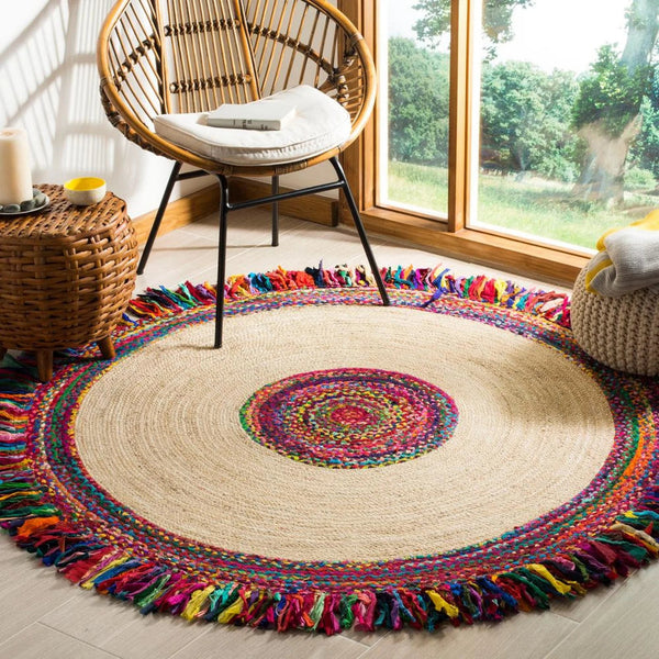 Multicolor Indian Home Decor Jute Rug Handmade Carpet at Rs 70/sq ft in  Jaipur