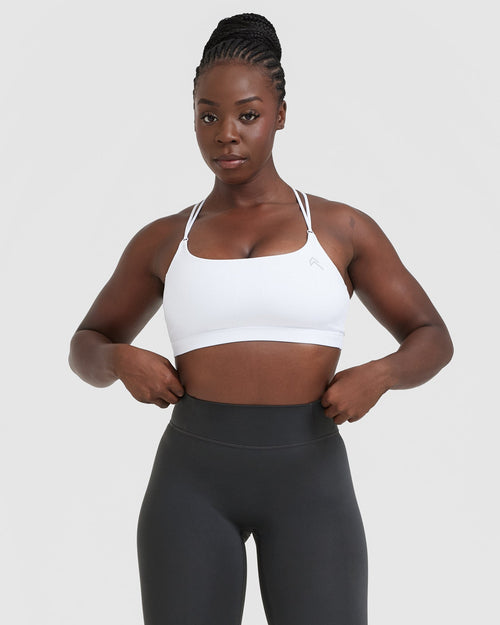 Off-White Crossover Sports Bra