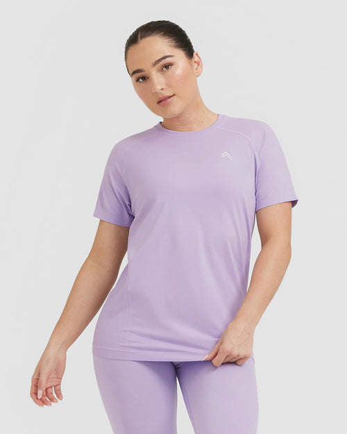 Power Seamless T-Shirt - Lilac
