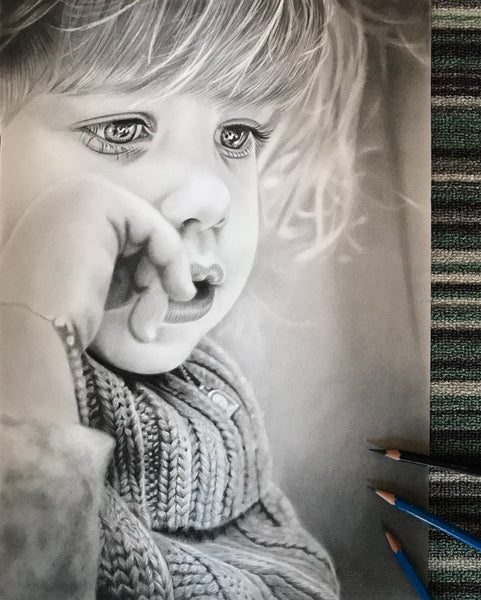 Portrait Artist | Shayne Wise Art. Child Portrait Drawing