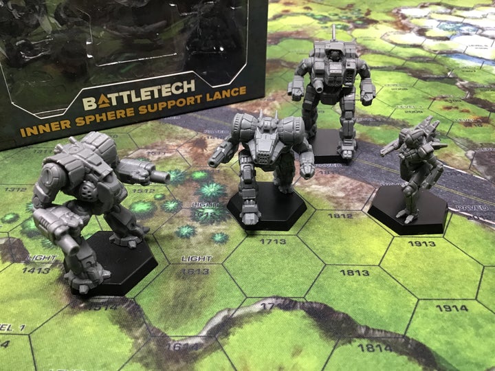 BattleTech: Miniature Force Pack - Inner Sphere Urban Lance – Fortress  Miniatures and Games