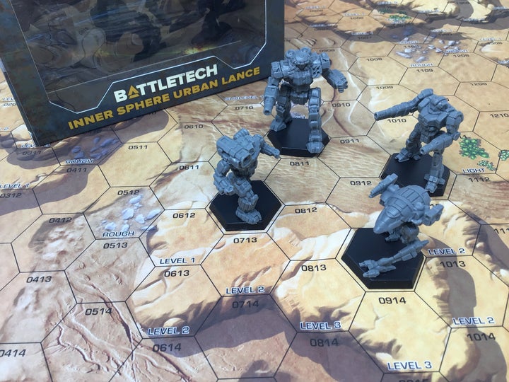 BattleTech: Miniature Force Pack - Inner Sphere Support Lance – Fortress  Miniatures and Games