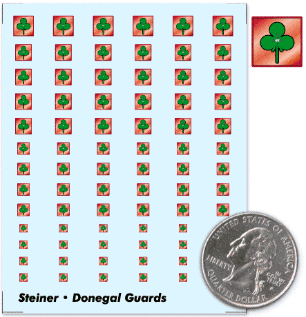 House Steiner - Donegal Guards Decals