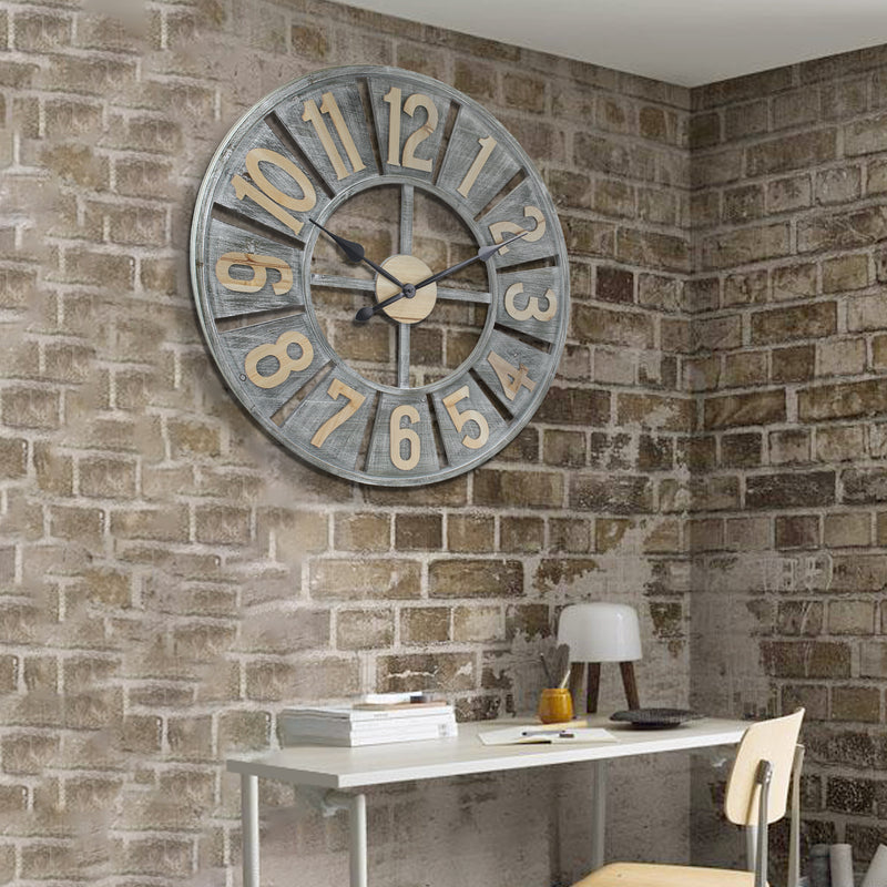 stonebriar collection silent clock