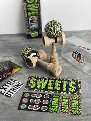 Sweets Kendamas France Kendama V25 Cushion Tiger Stripe Camouflage Camo Digital Sunset Bilboquet