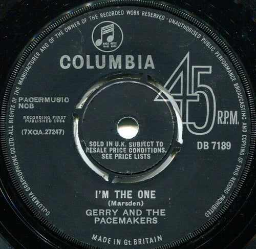 Alma Cogan - 7 Single - Tell Him / Fly Me To The Moon - Columbia DB 4965,  1963