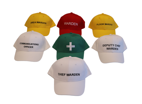 Emergency Warden Identification Caps
