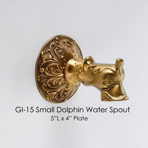 Giannini Garden Small Dolphin Water Spout GI-15