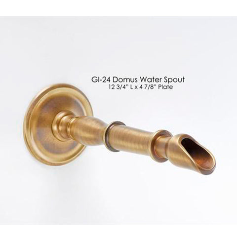 Giannini Garden Domus Water Spout Bronze GI-24