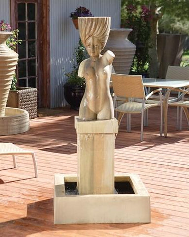 Phoenix Precast Athena 32" Wide Concrete Outdoor Fountain G-ATHE