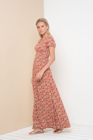  Romantic Floral Maxi Dress