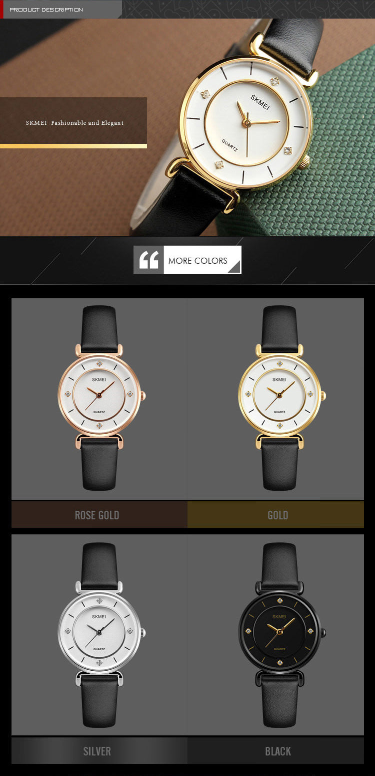 SKMEI 1330 Ultra-thin Watch