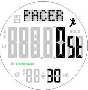 Metronome mode of compass watch SKMEI 1354