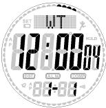 world time mode of compass watch SKMEI 1356