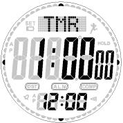 countdown mode of SKMEI 1356 compass watch