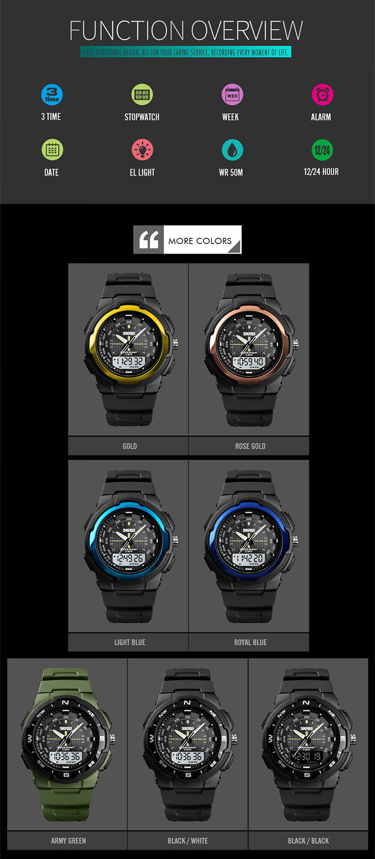 Reloj exterior SKMEI 1454