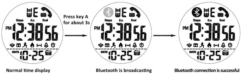 How to connect bluetooth watch with phone