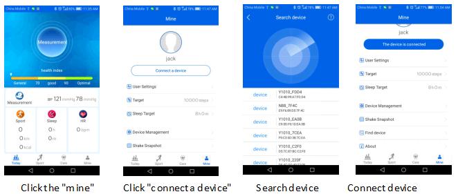 How to connect SKMEI 1525 with app 