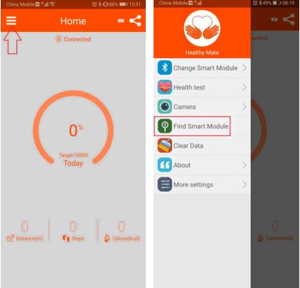 How to connect android app of SKMEI 1542 smart watch