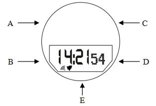 Botón de reloj de hora dual SKMEI 1619