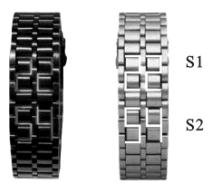 Instruction d'utilisation de la montre LED SKMEI 8061