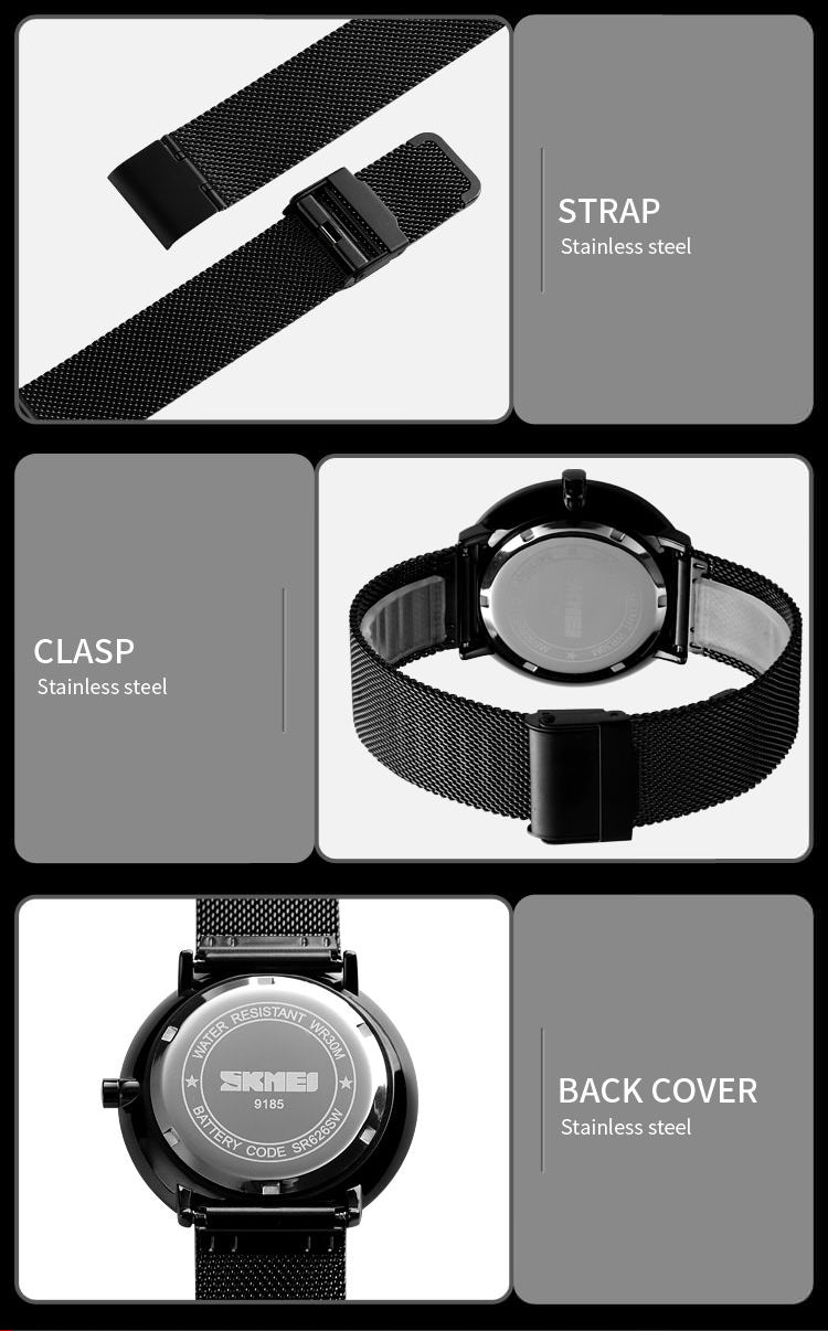 SKMEI 9185 Fashion Wristwatch