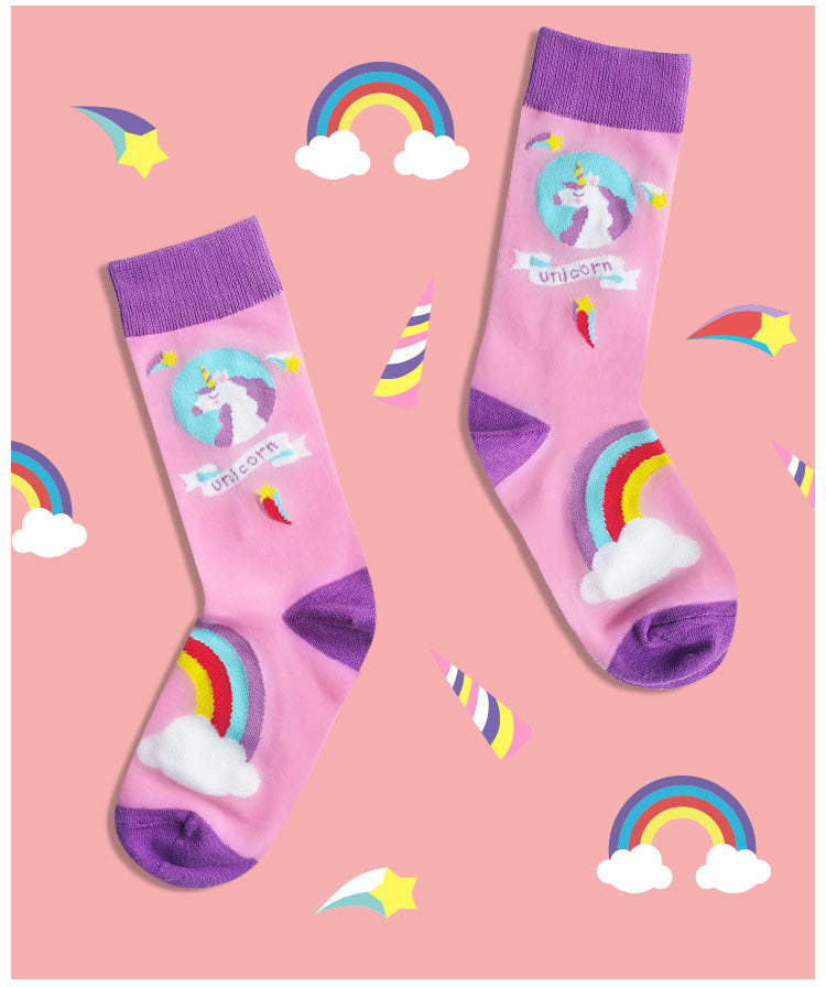 Himiyako Japanese Anime Patterns Cute Funny Socks