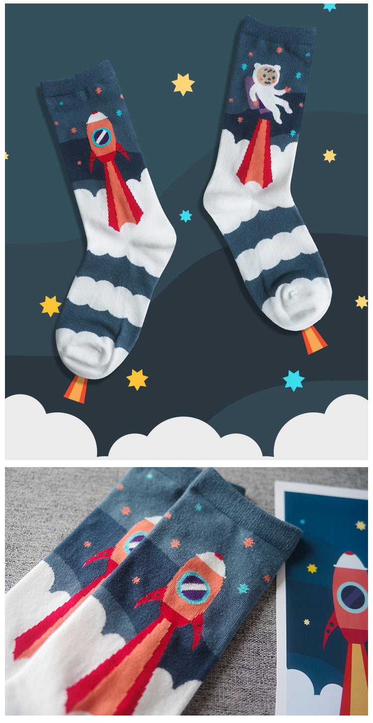 Himiyako Japanese Anime Patterns Cute Funny Socks