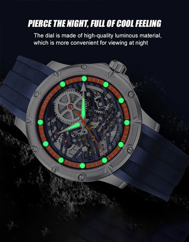 JUVET 7011 Men's Luminous Automatic Watch 5Bar Waterproof