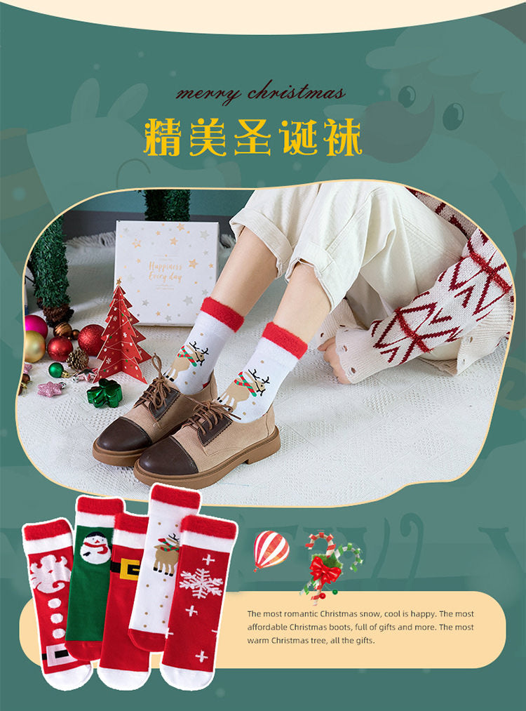 Mox Euro Style Christamas Socks Cute Stockings – FantaStreet