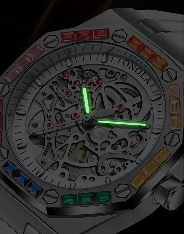 ONOLA Reloj Automático Luminoso para Hombre