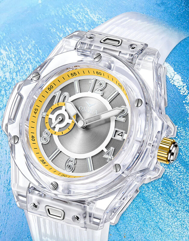 ONOLA Quartz Transparent Watch for Men & Women