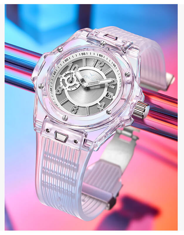 ONOLA Quartz Transparent Watch for Women