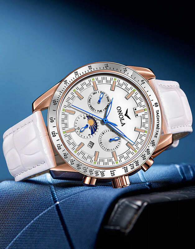 ONOLA6835 Montre chronographe automatique de luxe pour homme