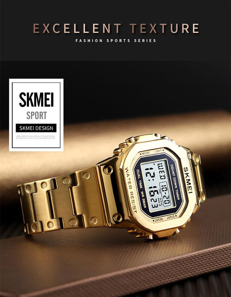 SKMEI 1456 Fashion Digital Watch w/ EL Light