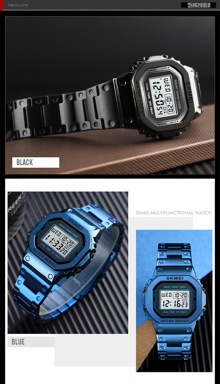 SKMEI 1456 Fashion Digital Watch w/ EL Light