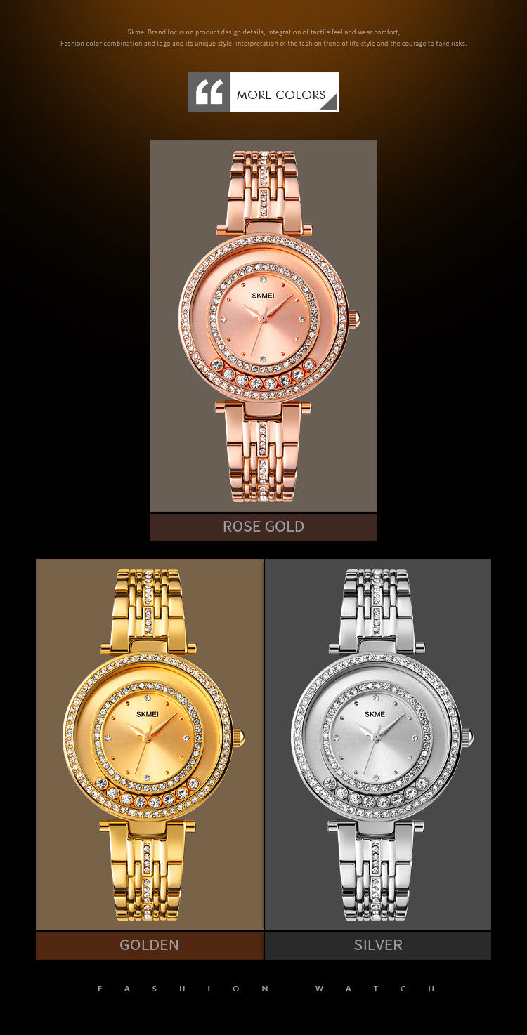 Relojes de diamantes SKMEI 1740 para mujer