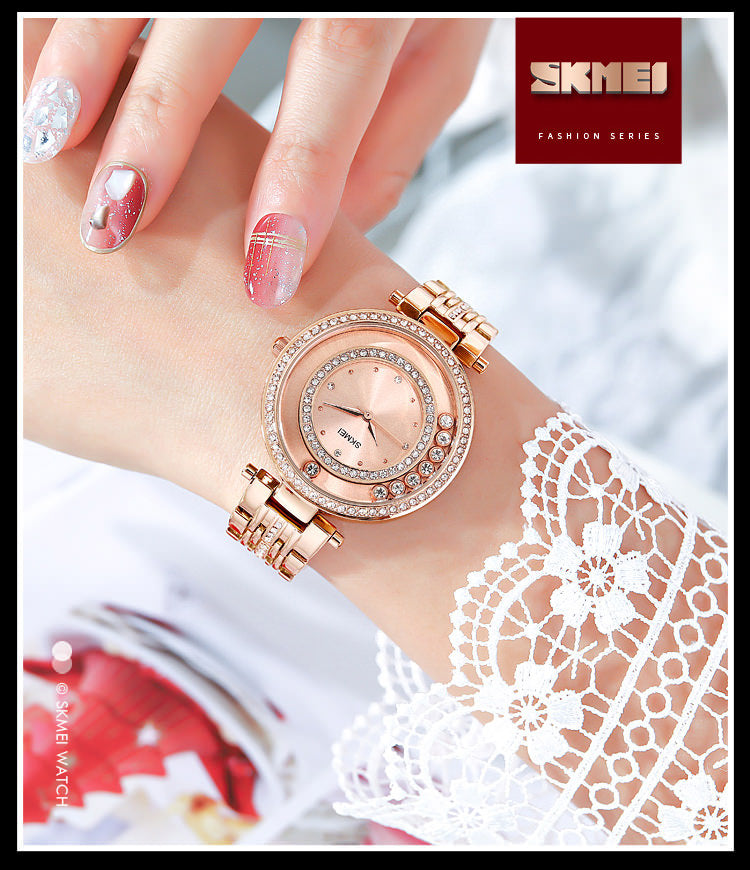 SKMEI 1740 Diamond Watches for Ladies