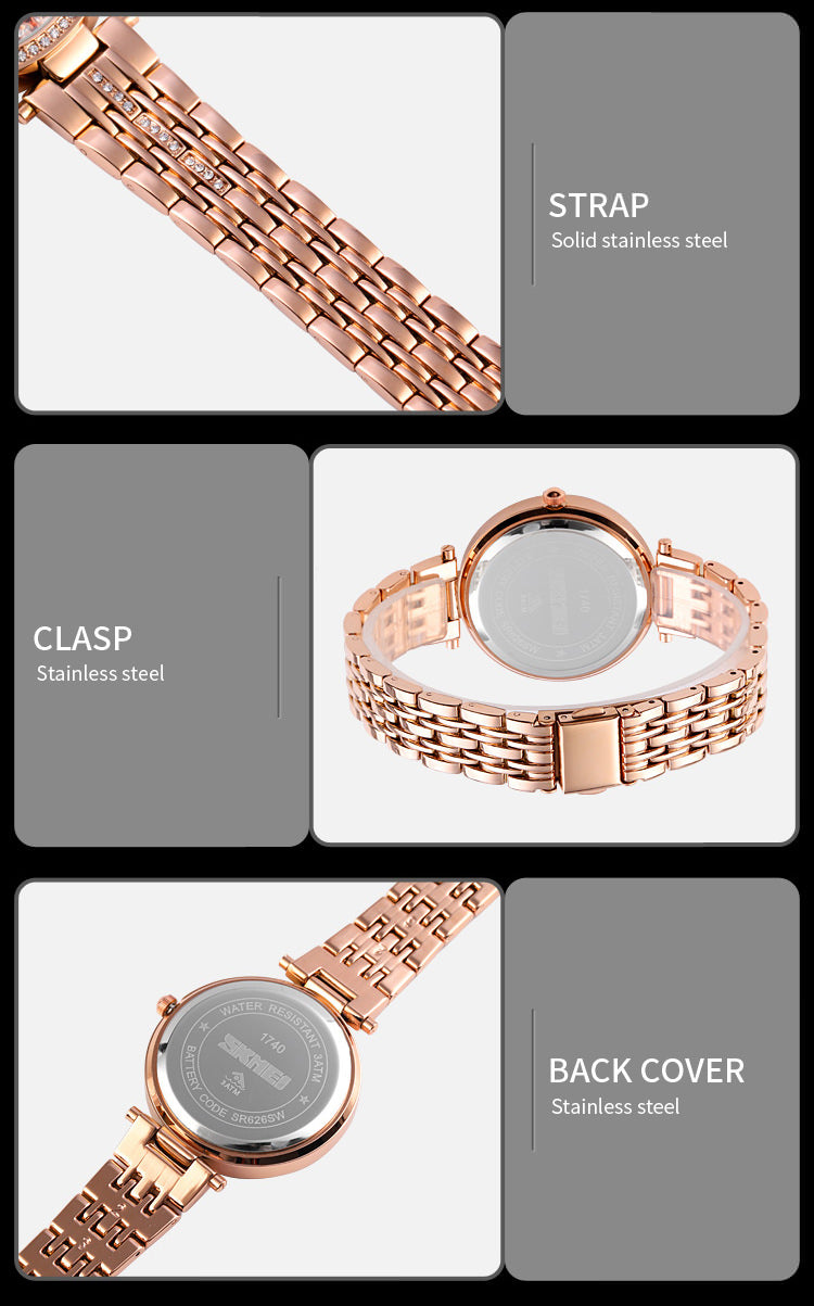 Relojes de diamantes SKMEI 1740 para mujer