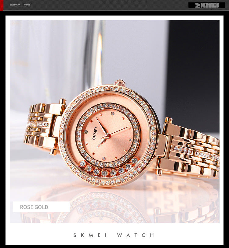 SKMEI 1740 Diamond Watches for Ladies