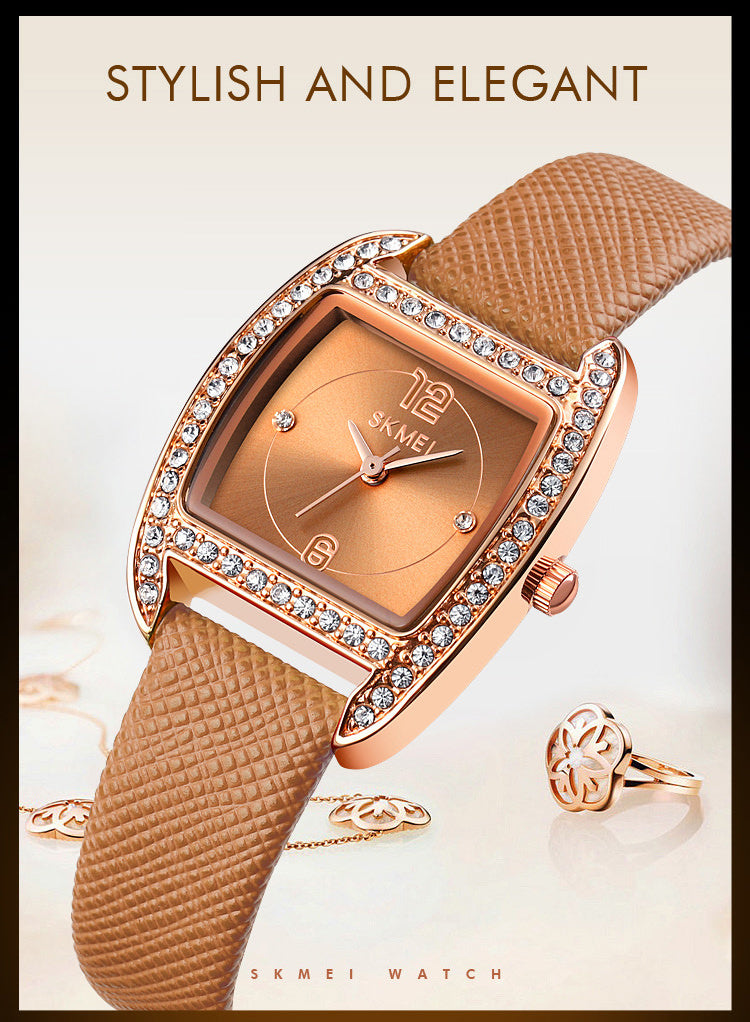 SKMEI 1770 Relojes de diamantes para mujer